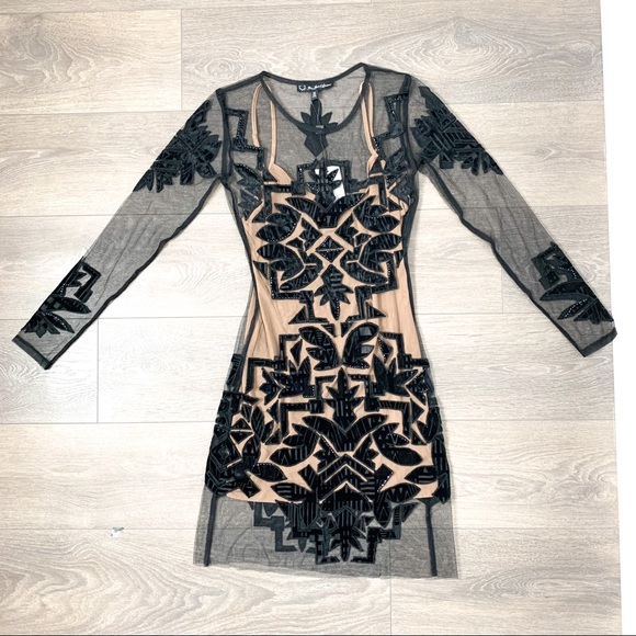 For Love & Lemons Vienna Mini Dress Size S NWT - Picture 3 of 16